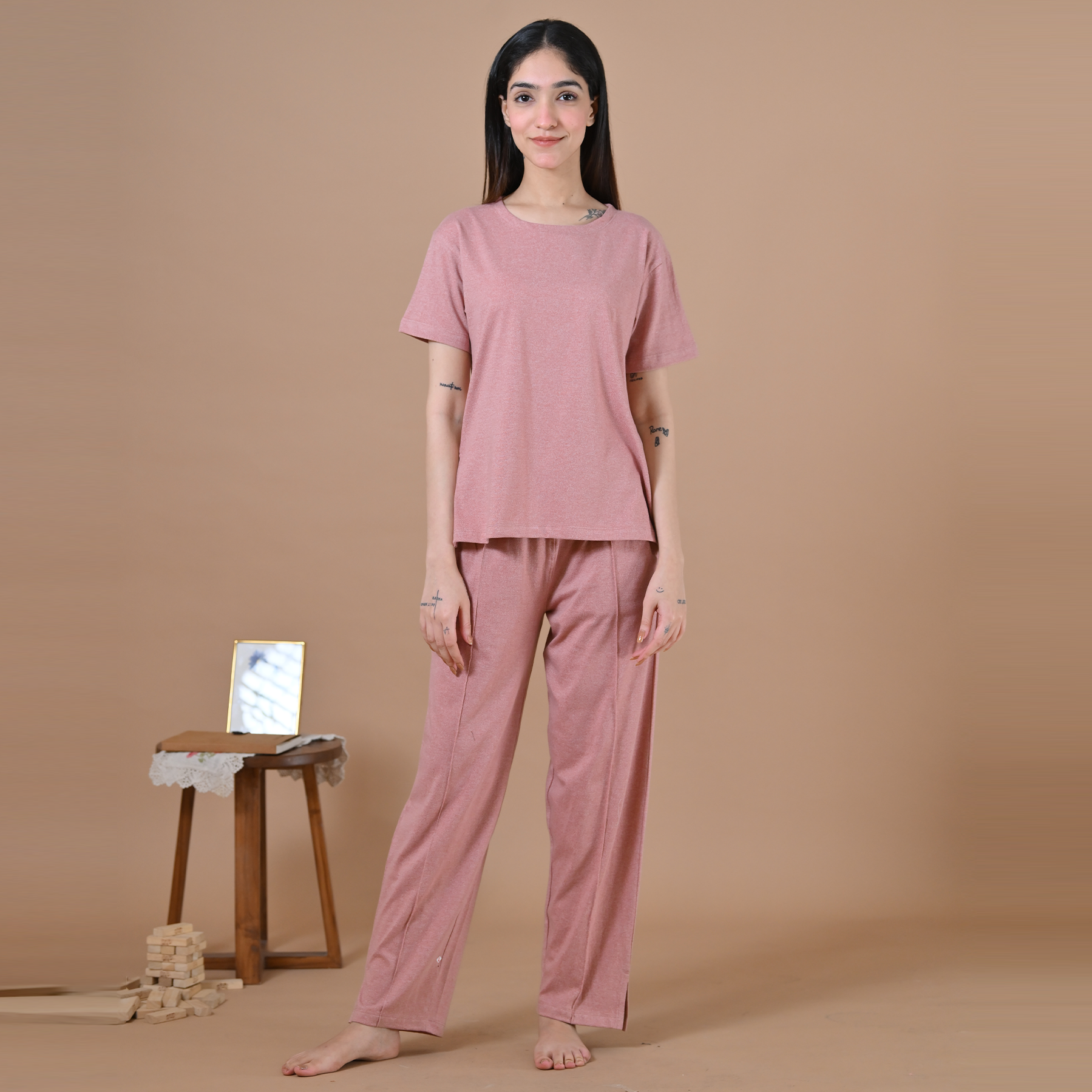 Cloud Nine Pajama(Dusty Pink)
