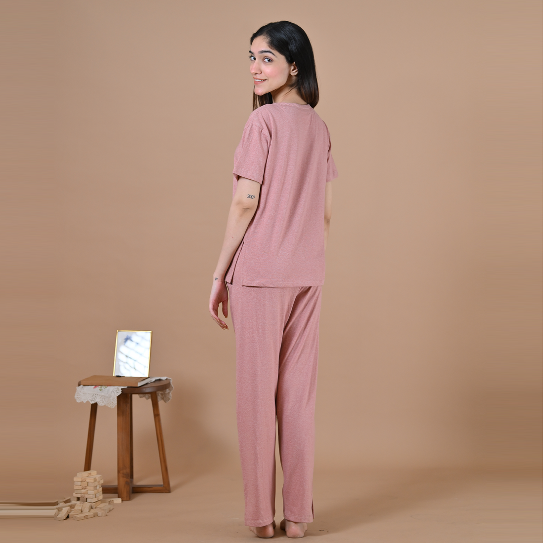 Cloud Nine Pajama(Dusty Pink)
