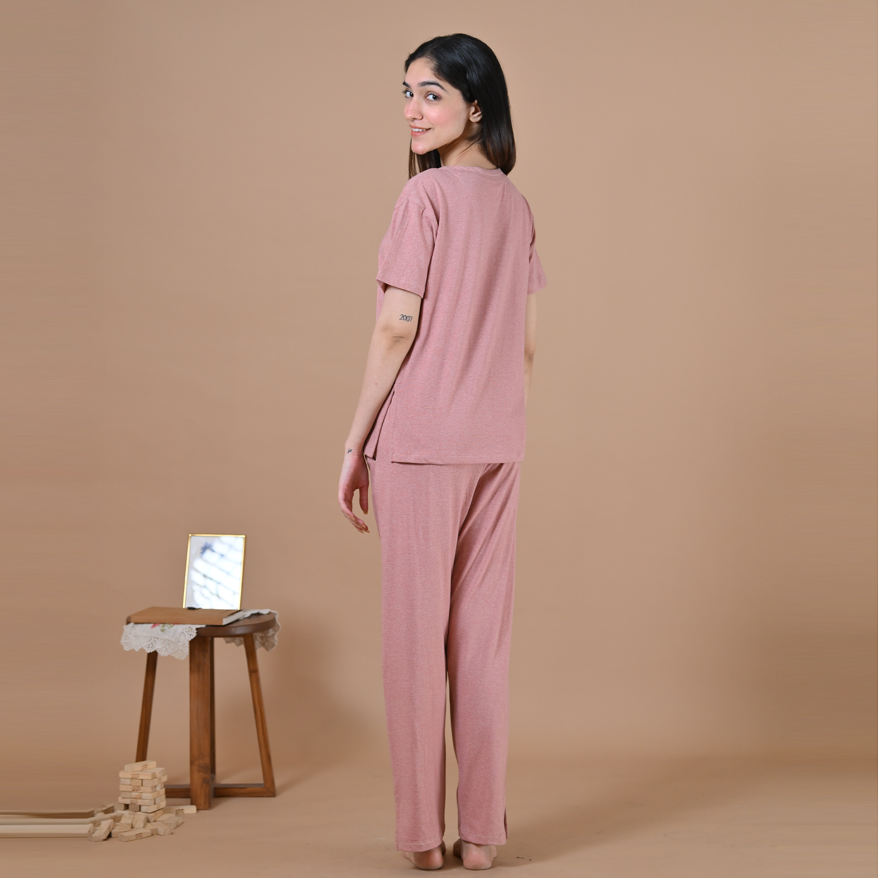 Cloud Nine Pajama(Dusty Pink)