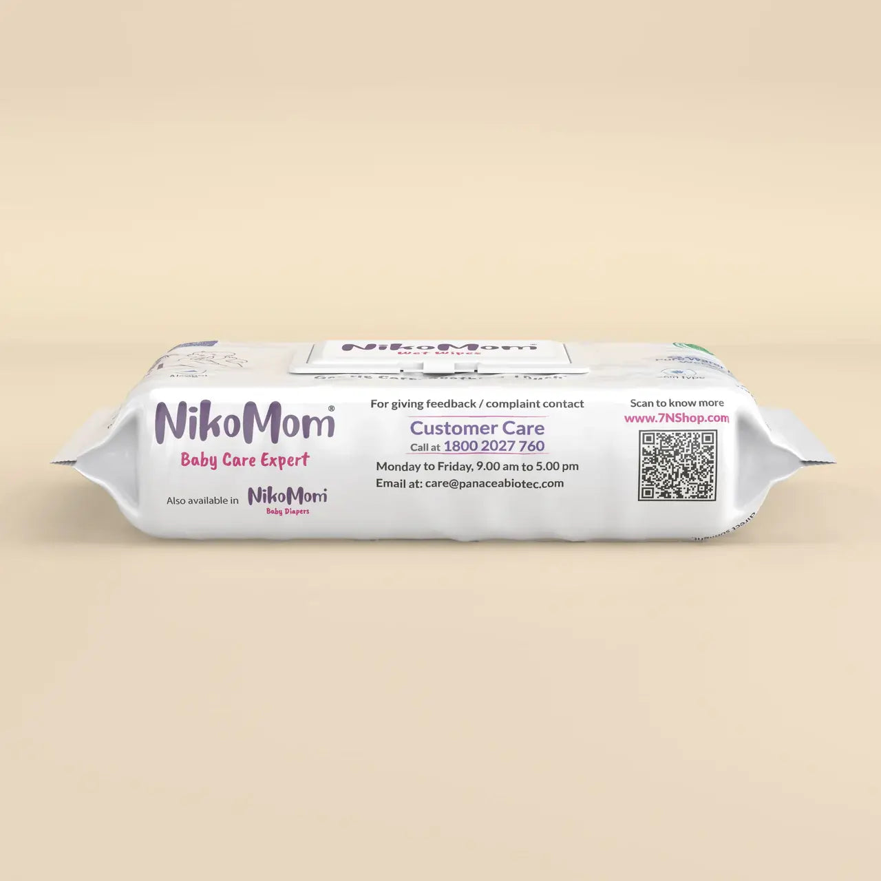 NikoMom 99.9% Pure Water Wet Wipes