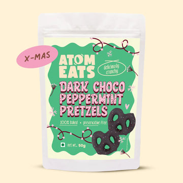 Dark Choco Peppermint Pretzels