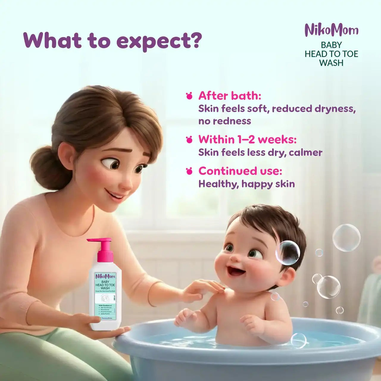 NikoMom Head-to-Toe Wash
