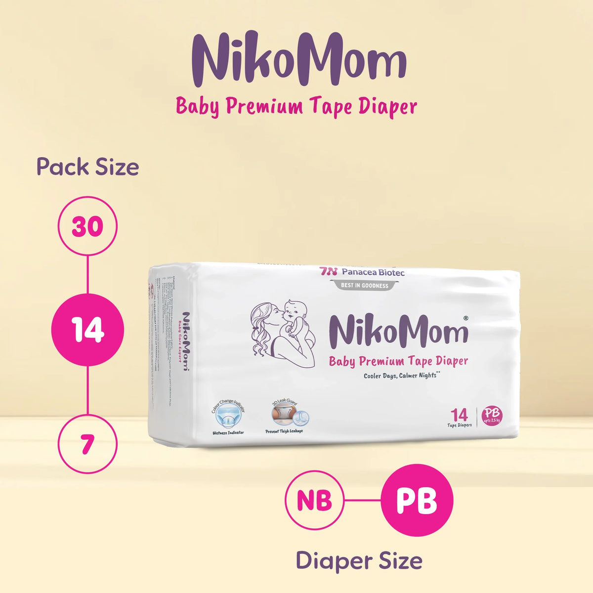NikoMom Tape Diapers