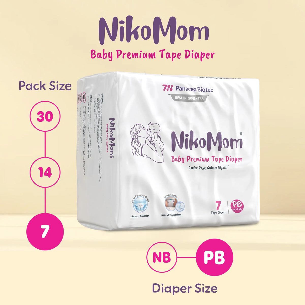 NikoMom Tape Diapers