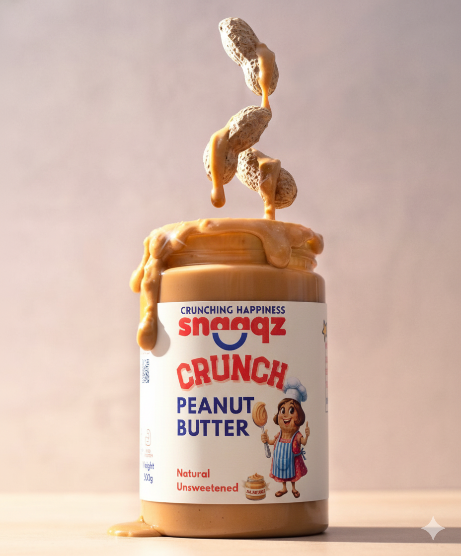 Natural Crunchy Peanut Butter 500gm