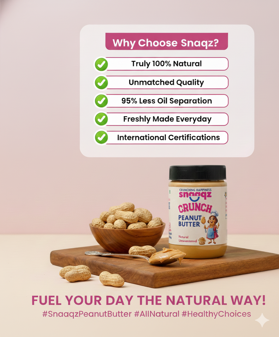 Natural Crunchy Peanut Butter 500gm