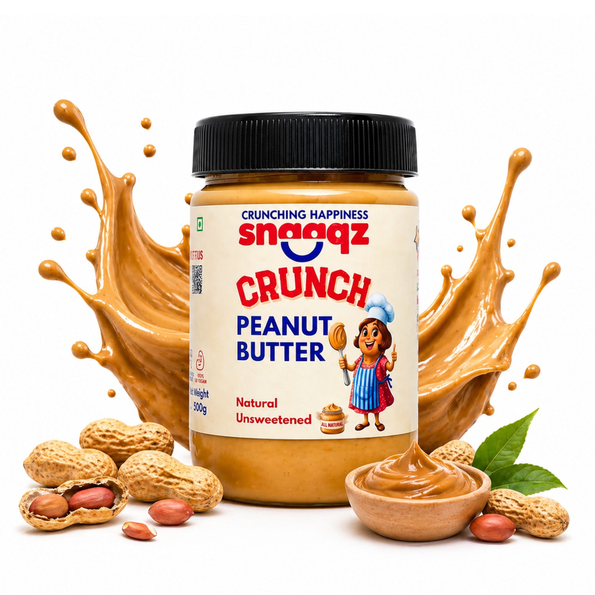 Natural Crunchy Peanut Butter 500gm