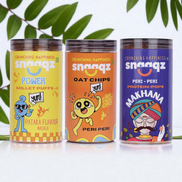 Buy SNAAQZ Roasted Peri Peri Makhana 70g Online – Gluten Free Crunchy Snack