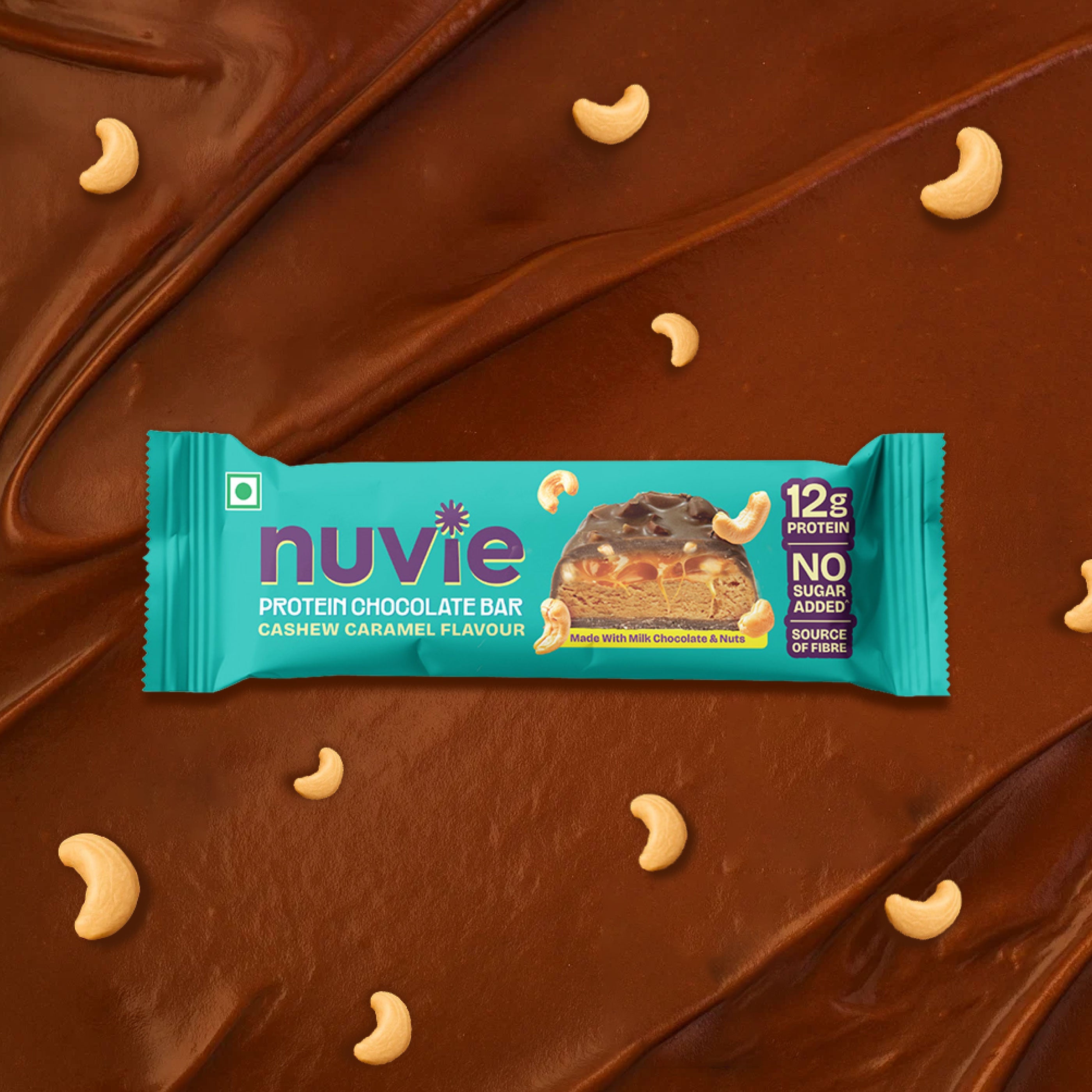 Protein Chocolate Bar - Cashew Caramel