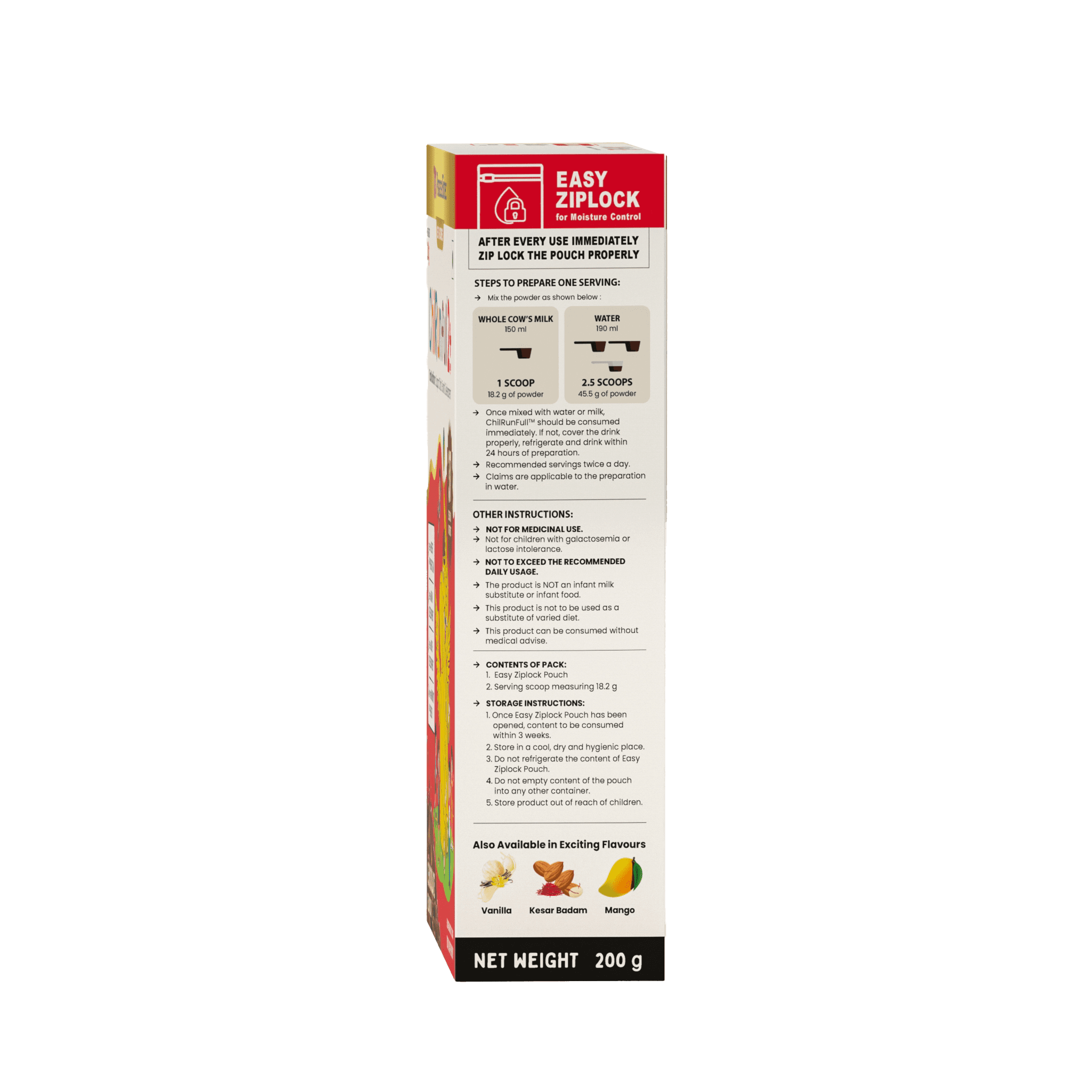 Chocolate, 200g, Carton