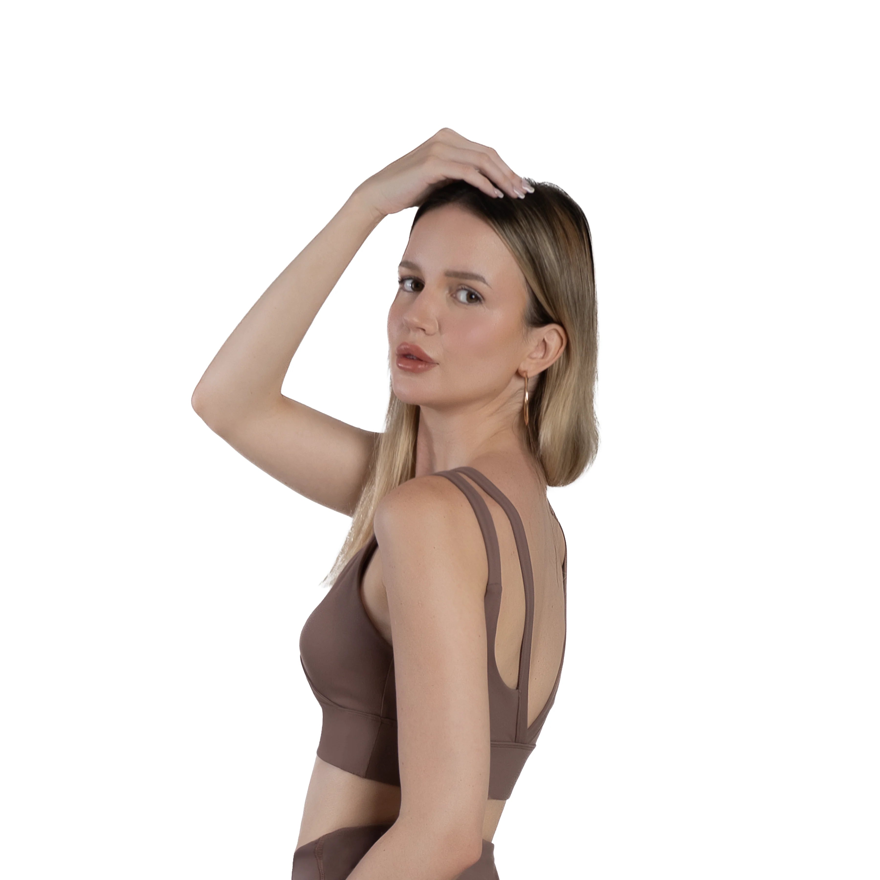 Front Overlap Sports bra