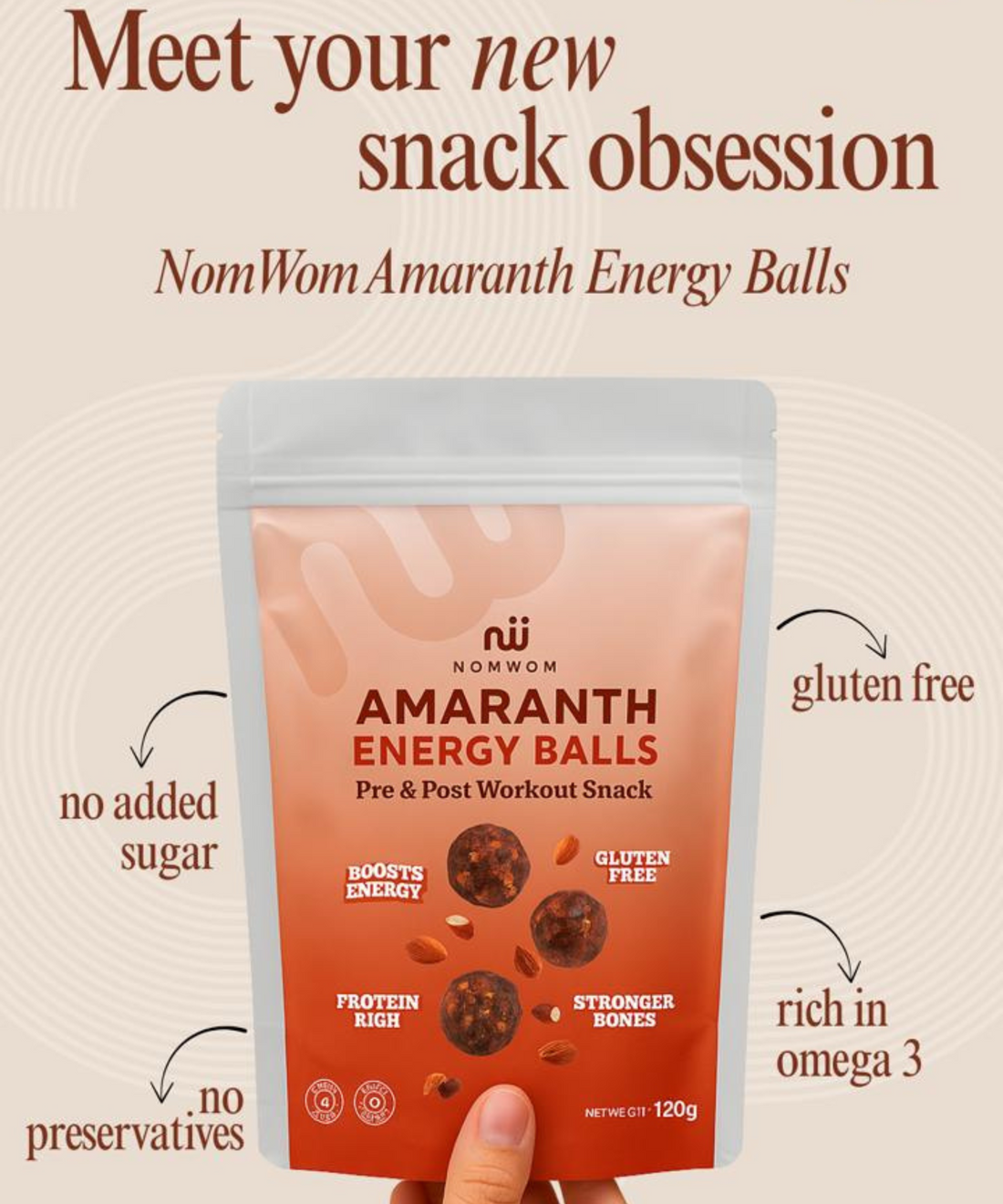 Amaranth Energy Balls (Pack of 2)