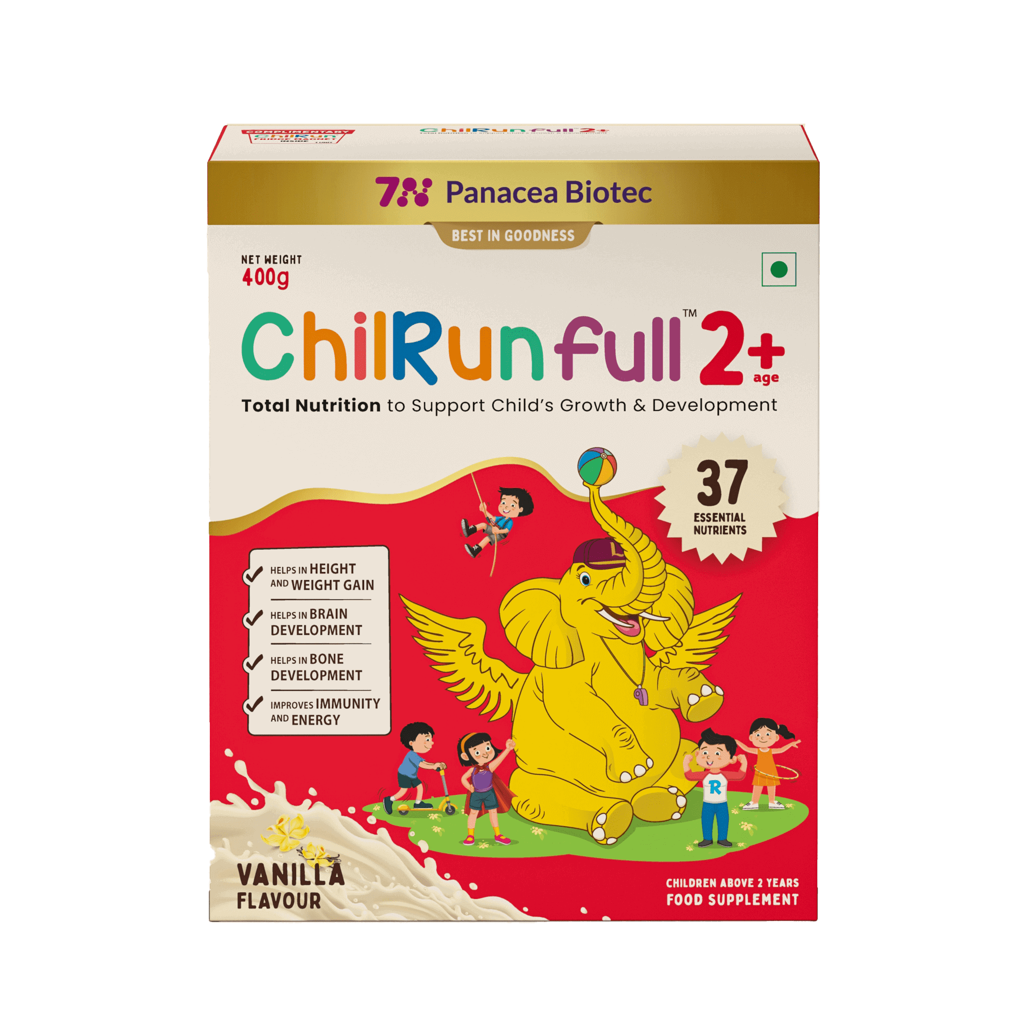 Vanilla, 400g, Carton