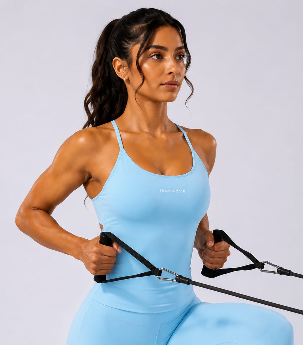 SculptContour™ Tank Top- Powder blue