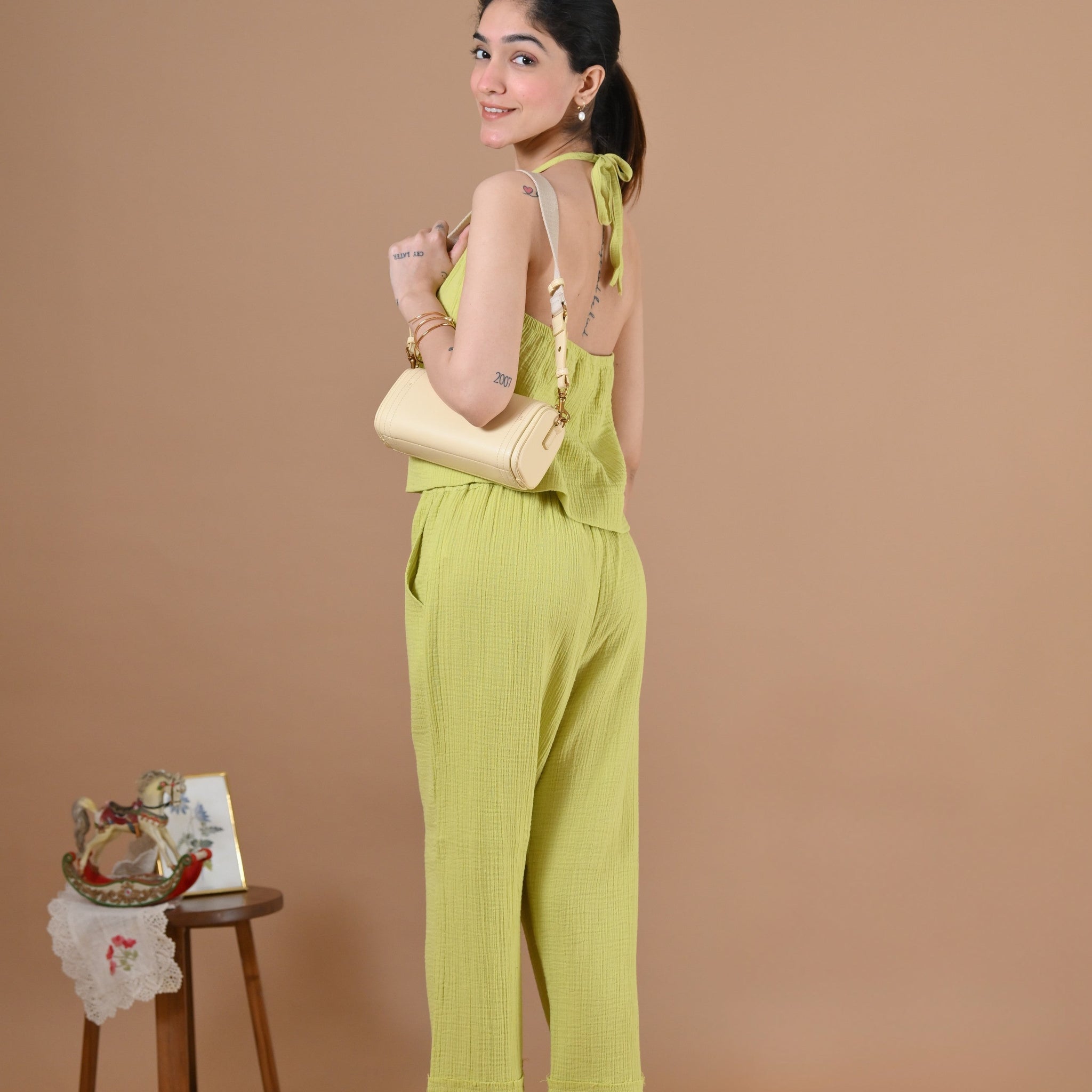 Mykonos Coord Set (Celery Green)