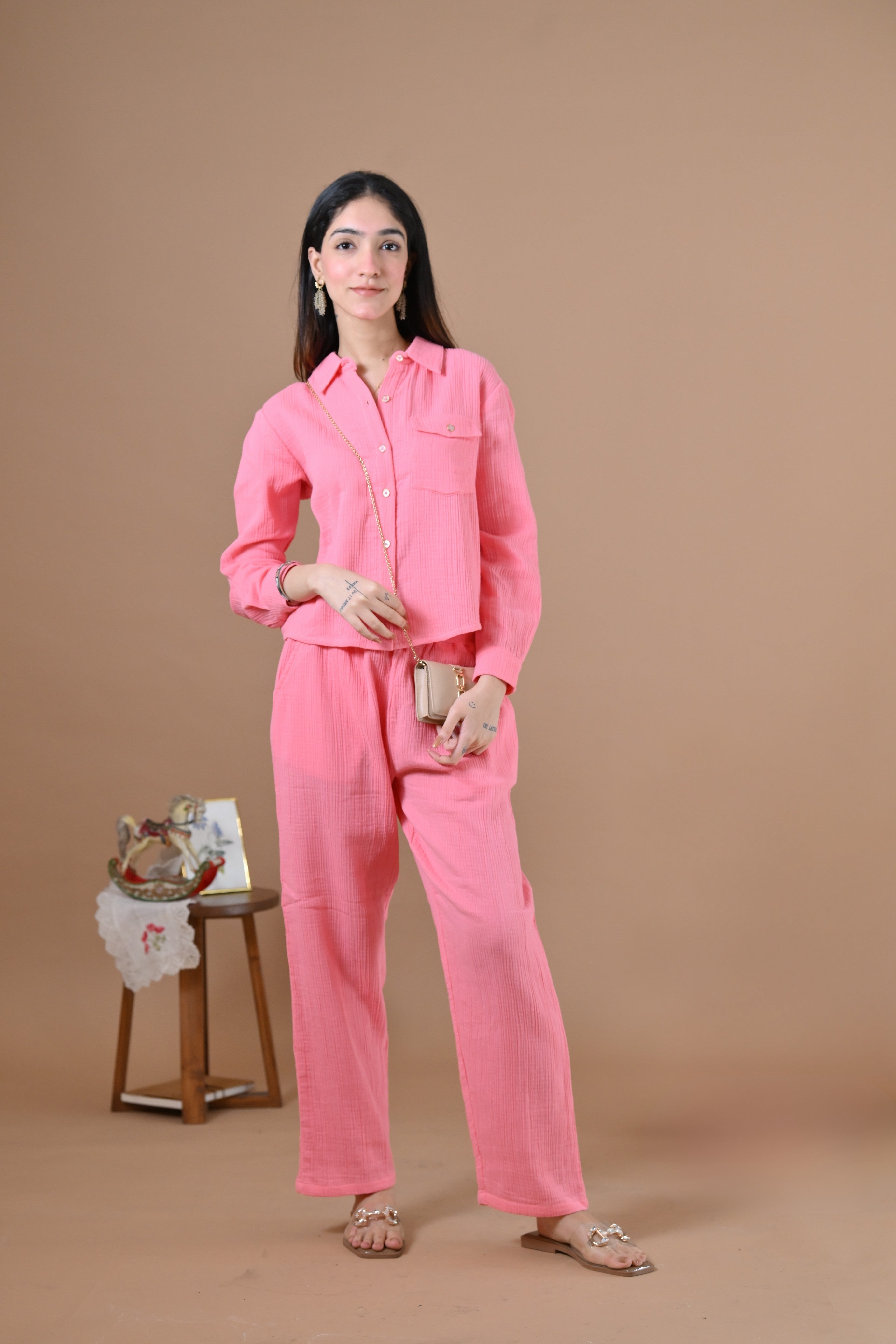 Annie Coord Set (Blush Pink)