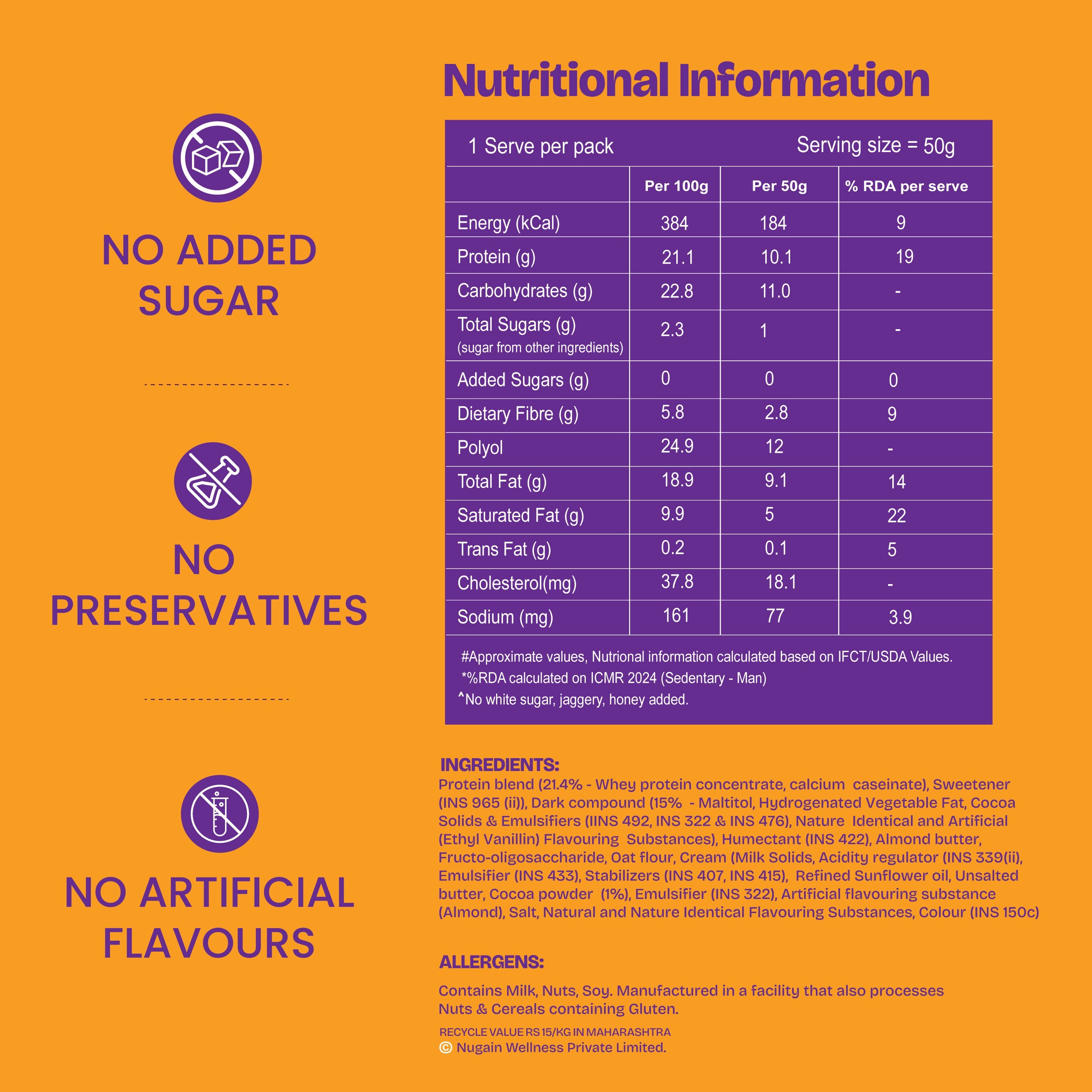Protein Chocolate Bar - Choco Brownie