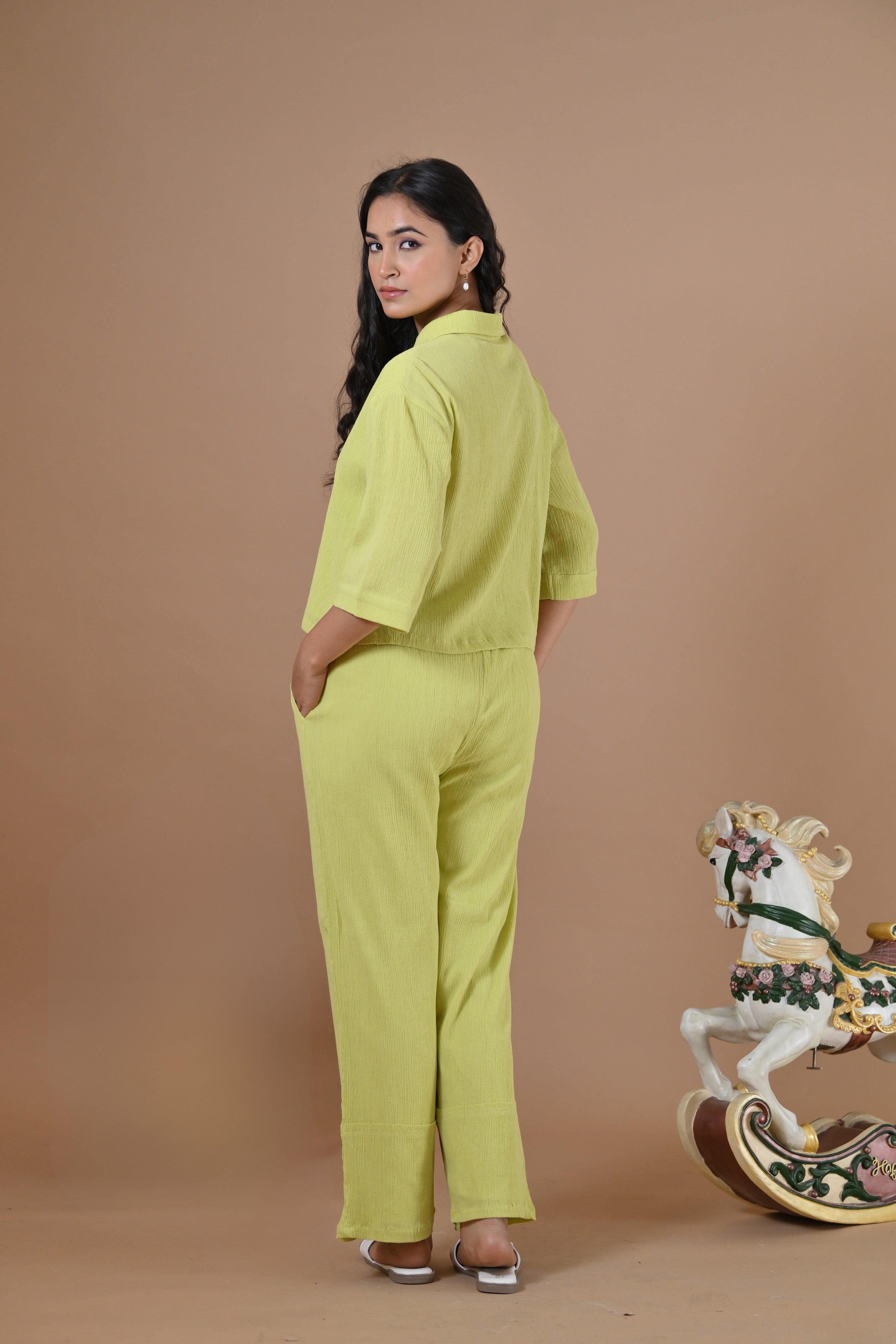 The Sicily Coord Set (Celery Green)