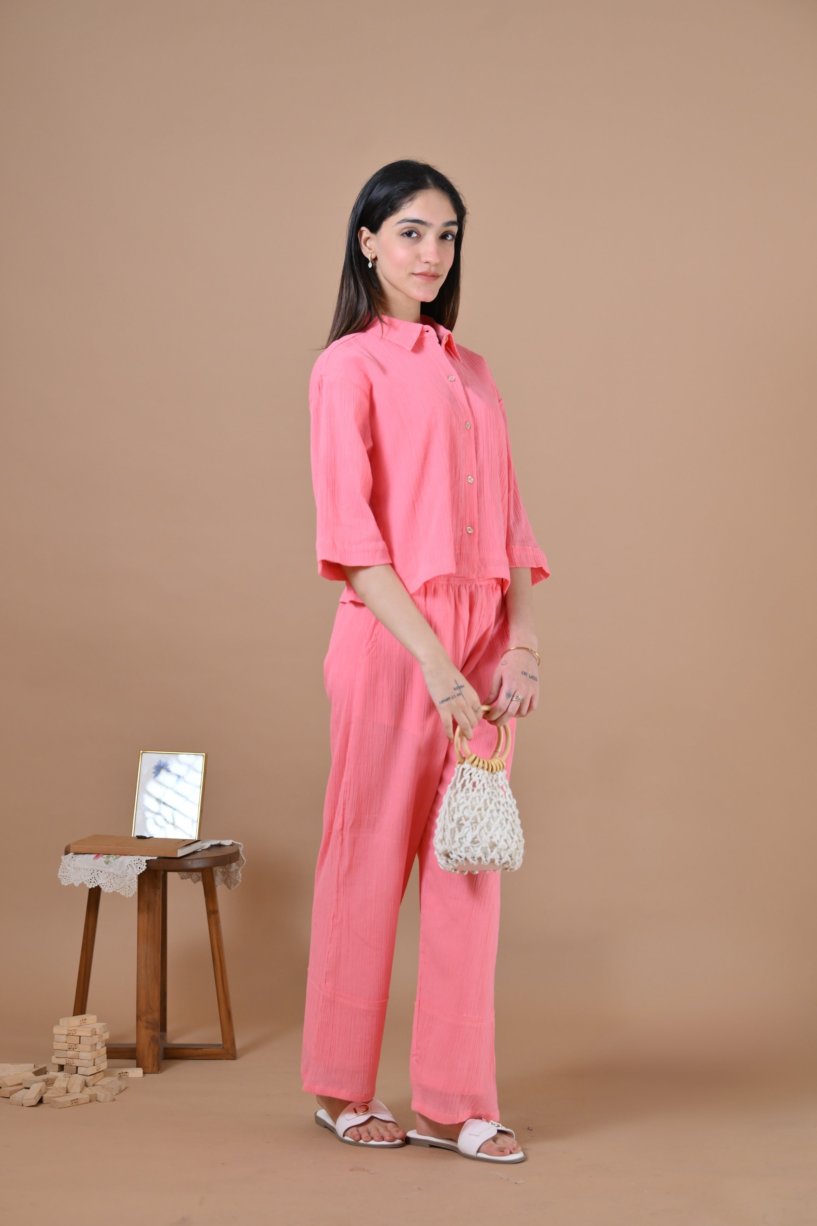 The Sicily Coord Set  (The Blush Pink)