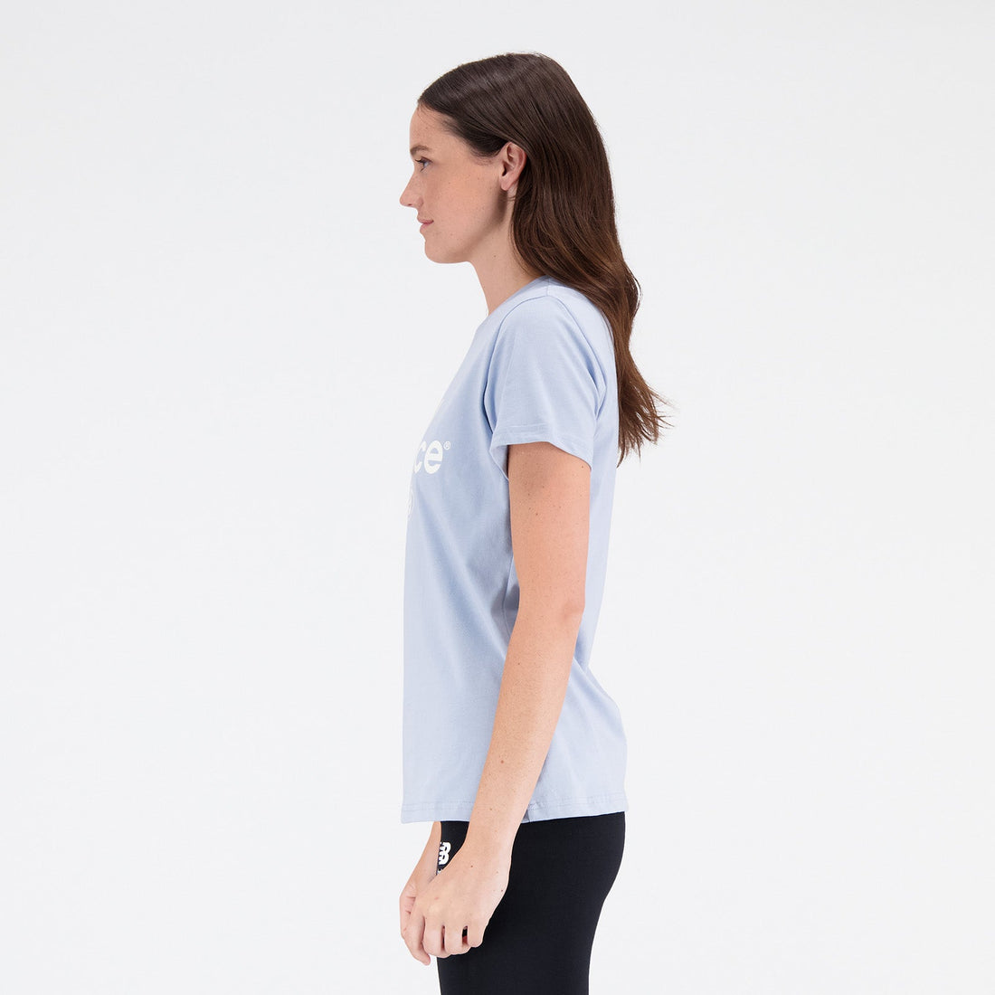 New Balance Sky Blue Woman's Tshirt-WT31507
