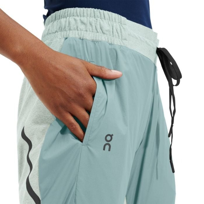 ON Women Sky Blue Polyester Blend Running Pant