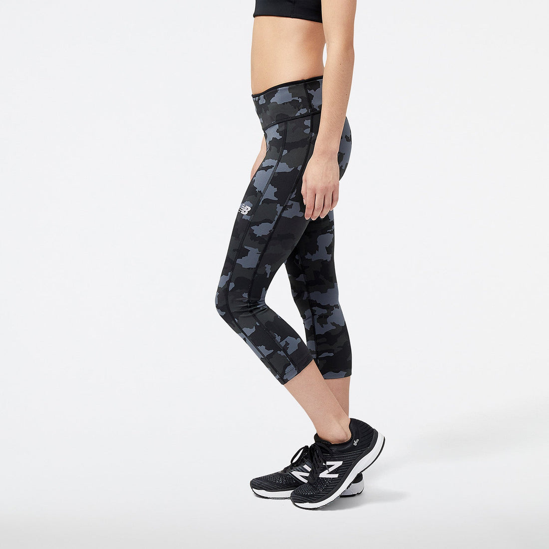 New Balance Black Woman's Tights-WP23240