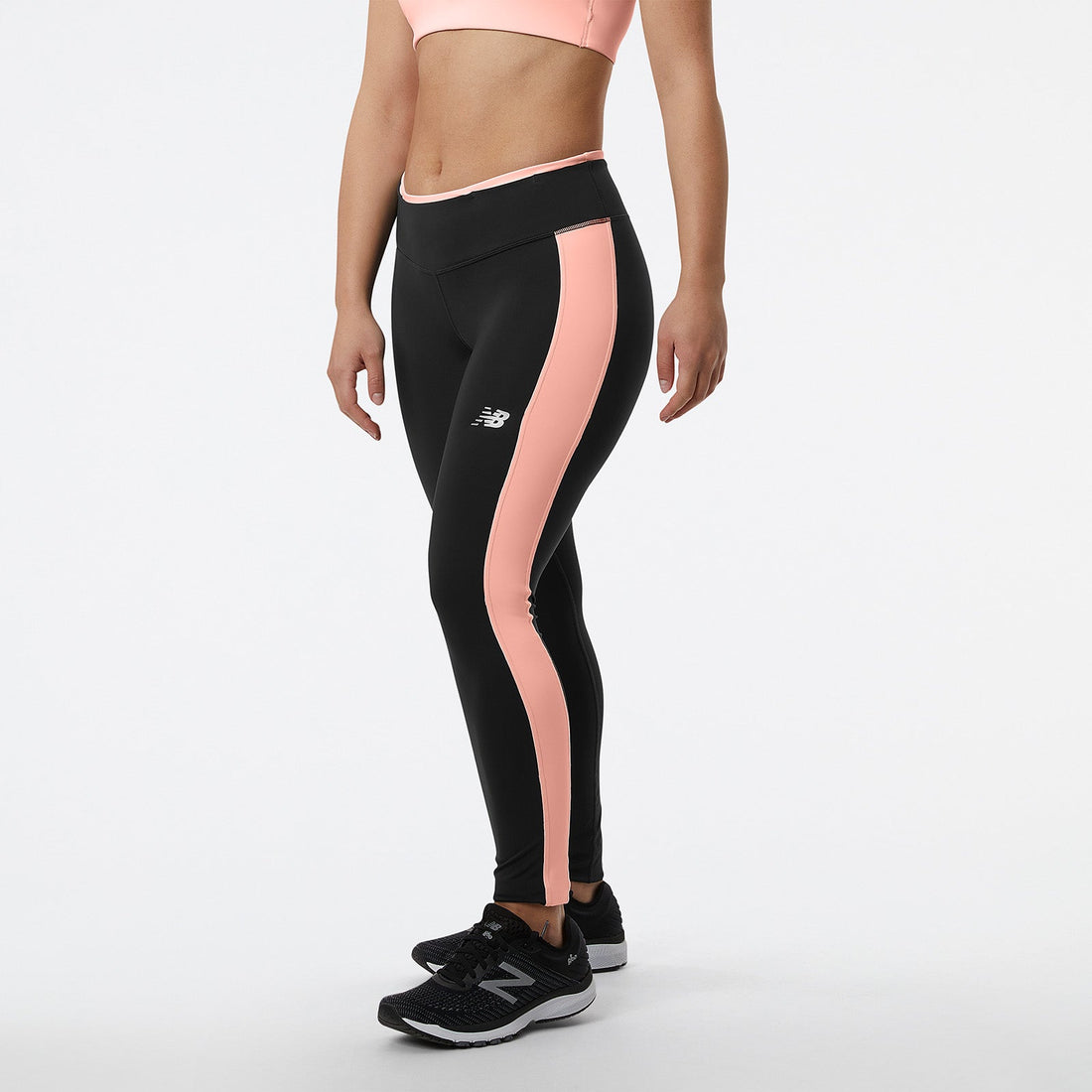 New Balance Pink Woman's Trackpant-WP23234