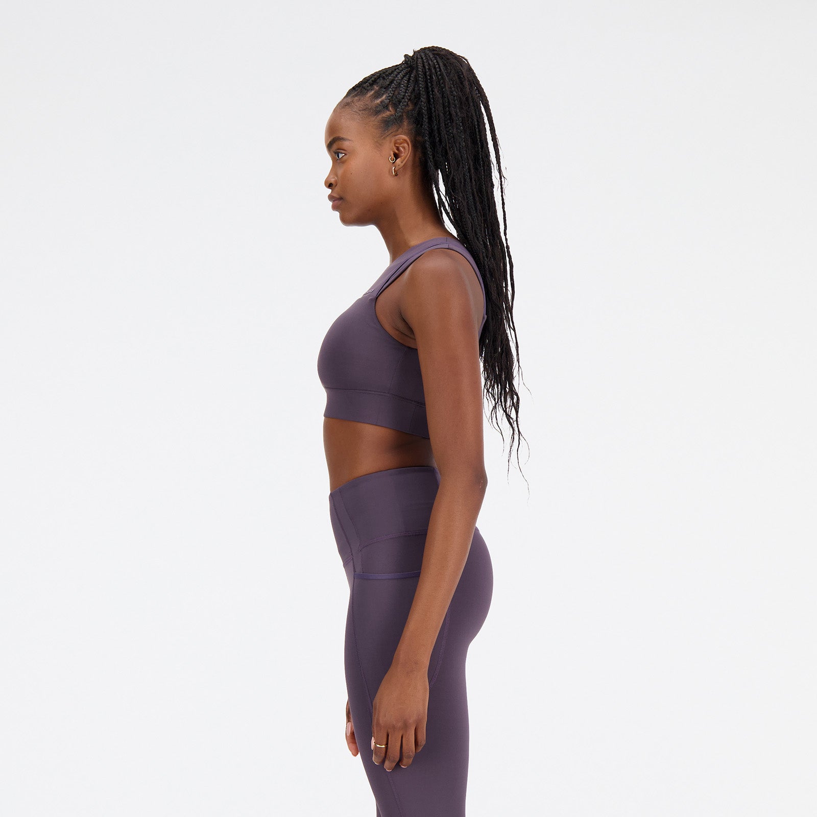 New Balance Purple Woman's Sports Bra-WB21110