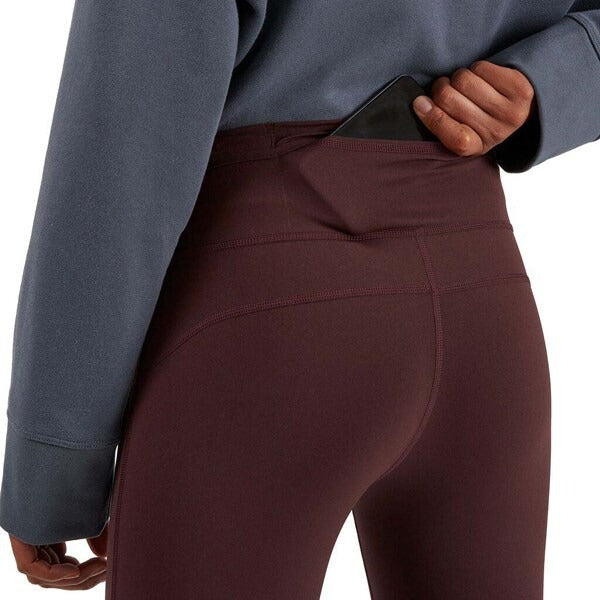 ON Women Wine Polymide Elastane Sports Tight