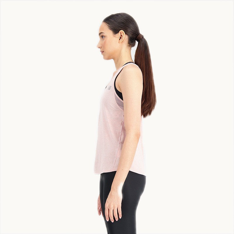 New Balance Pink Woman's Top-WT21260