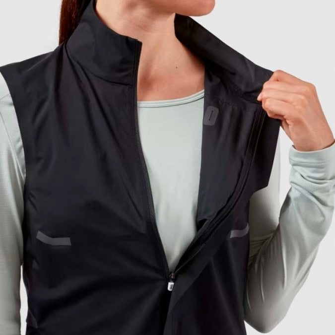 ON Women Black Polyester Blend Activewear Vest