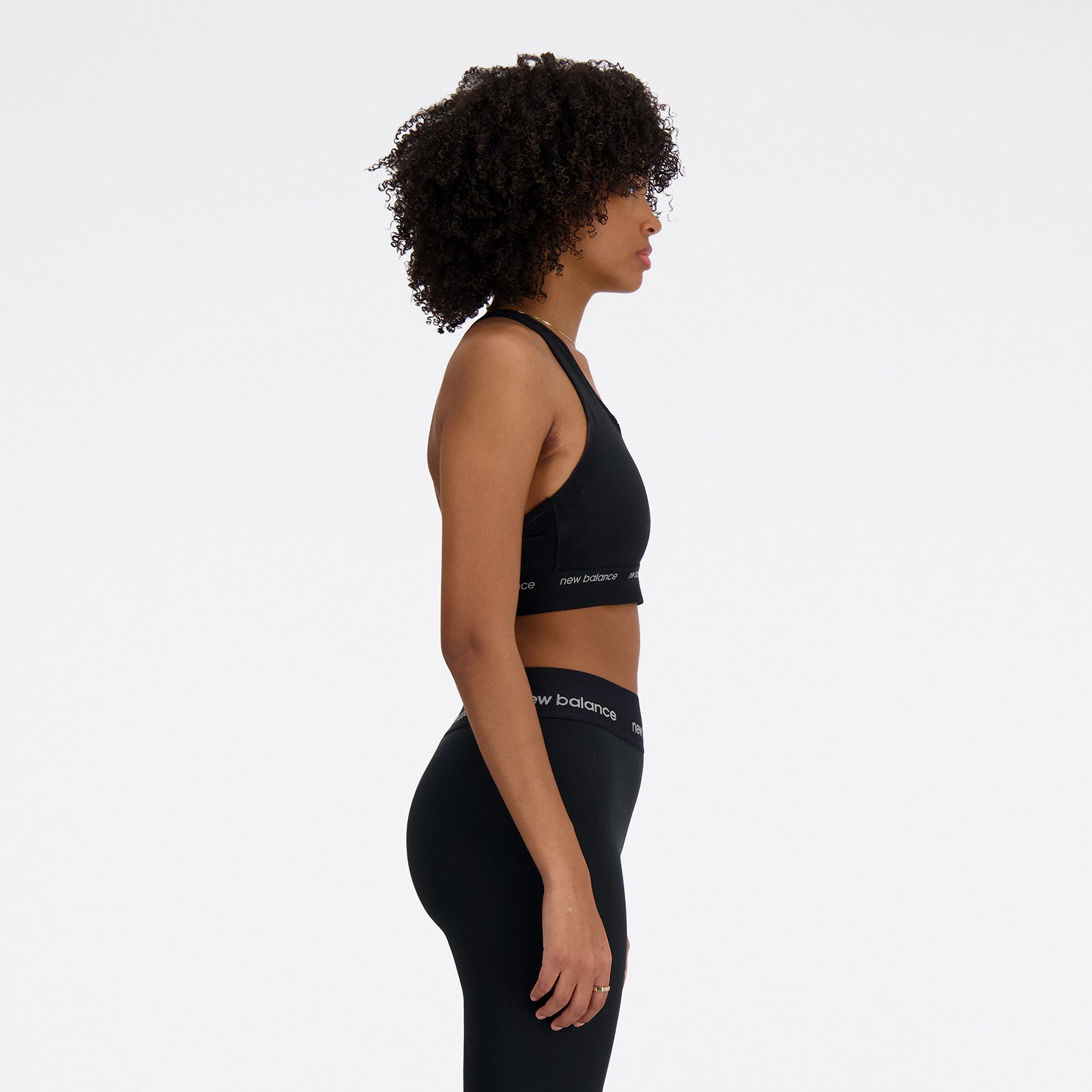 New Balance Black Woman's Sports Bra-WB41048