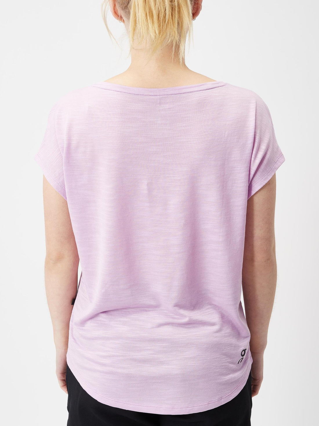 ON Women Light Pink Polyester Blend Casual Tshirt
