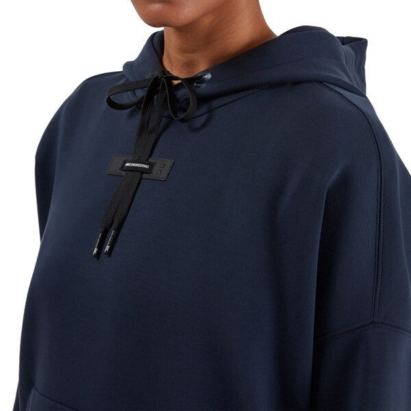 ON Women Navy Cotton Blend Hood Hoodie