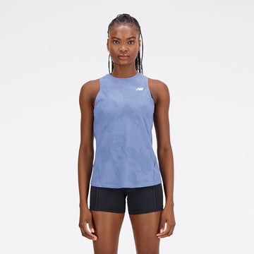 New Balance Blue Woman's Top-WT33280