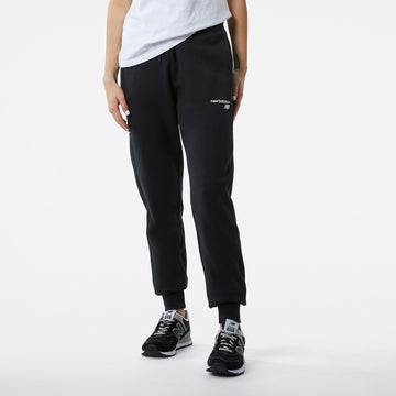 New Balance Black Woman's Trackpant-WP03805