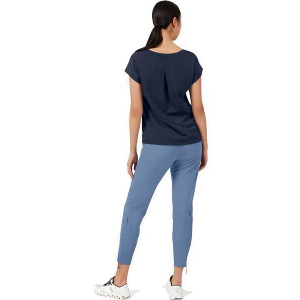 ON Women Sky Blue Polyester Blend Running Pant