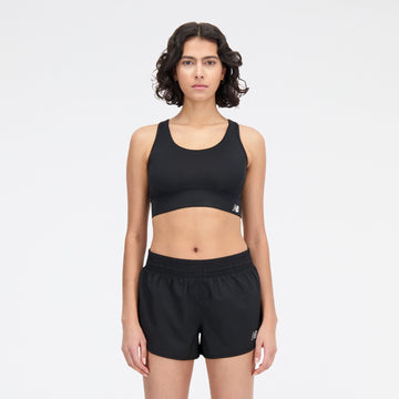 New Balance Black Woman's Sports Bra-WB33468