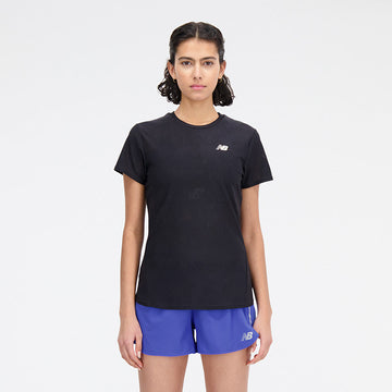 New Balance Black Woman's Tshirt-WT33281