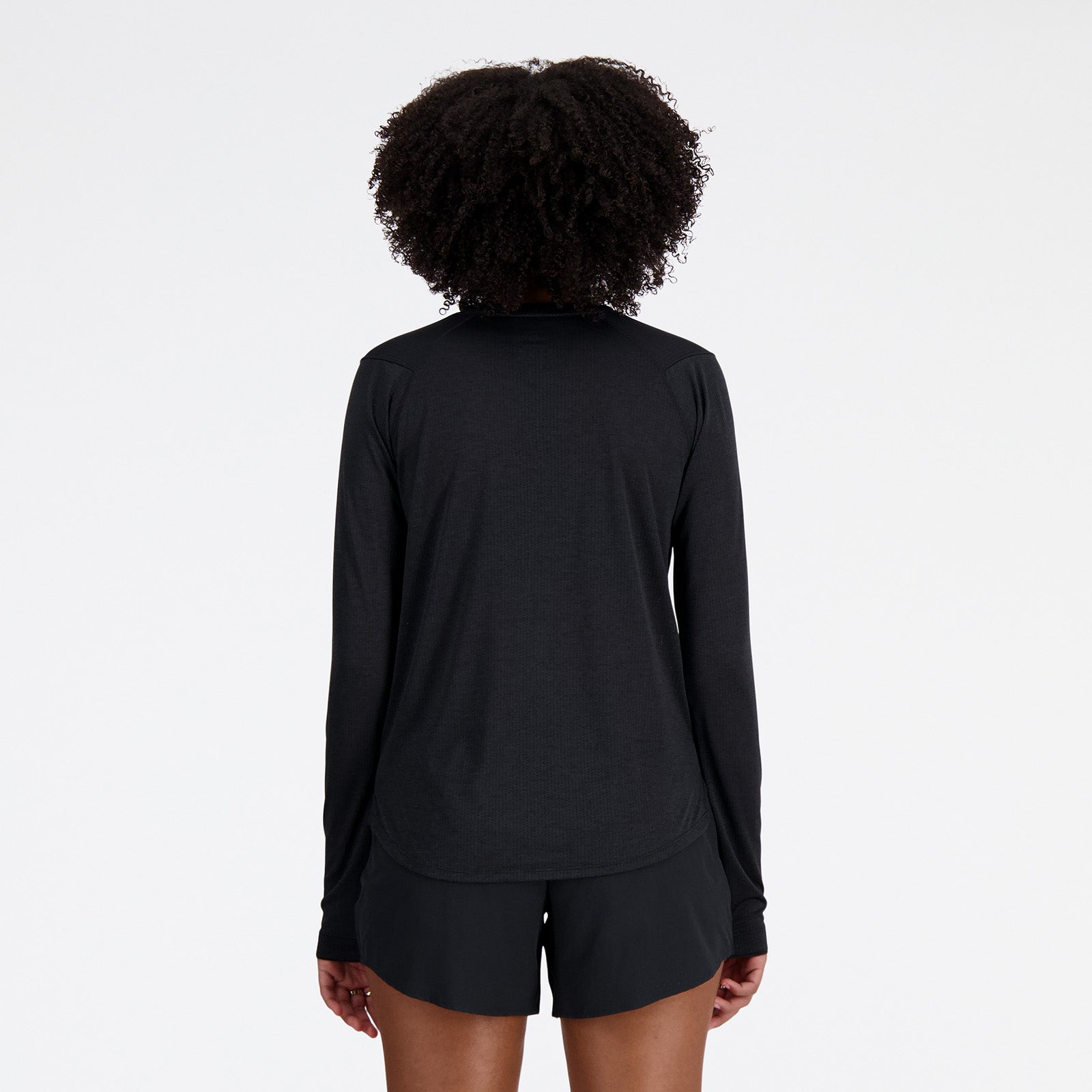 New Balance Black Woman's Tshirt-WT41256