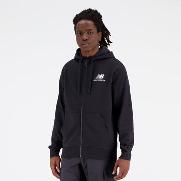 New Balance Black Man's Hoodie-MJ31536