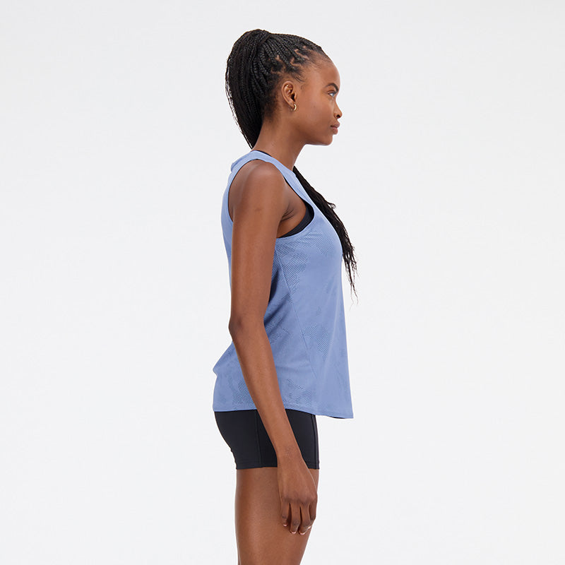 New Balance Blue Woman's Top-WT33280