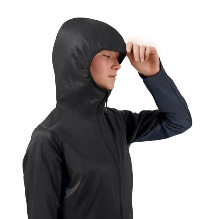 ON Women Black Polymide Jacket Jacket