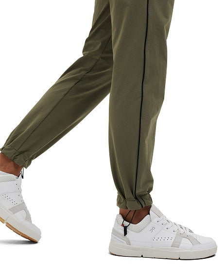 ON Women Olive Polyester Blend Running Pant