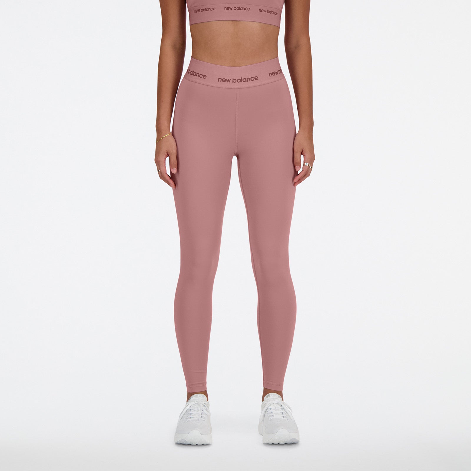 New Balance Peach Woman's Trackpant-WP41177