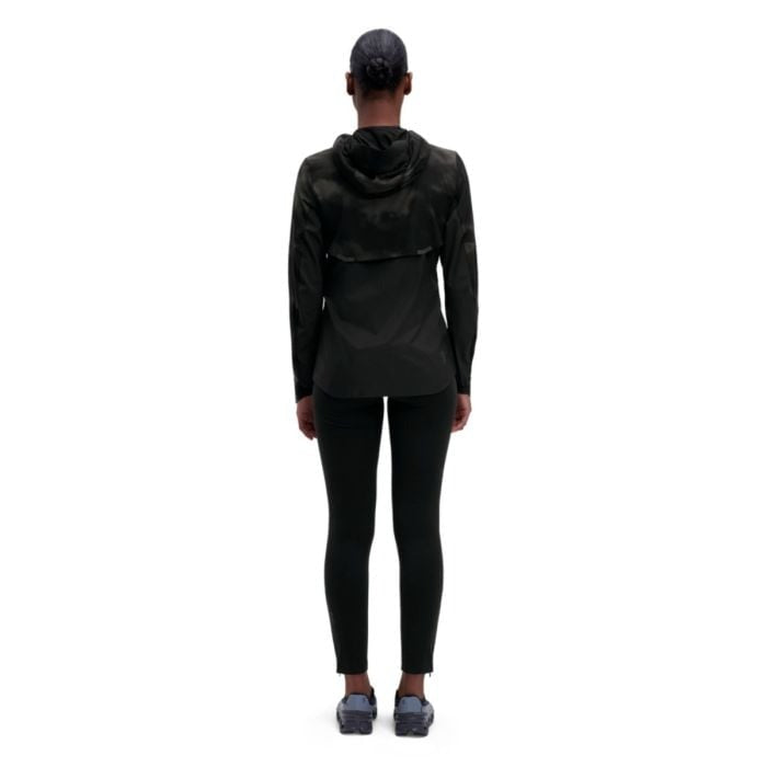 ON Women Black Polymide Jacket Jacket