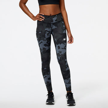 New Balance Black Woman's Tights-WP23237