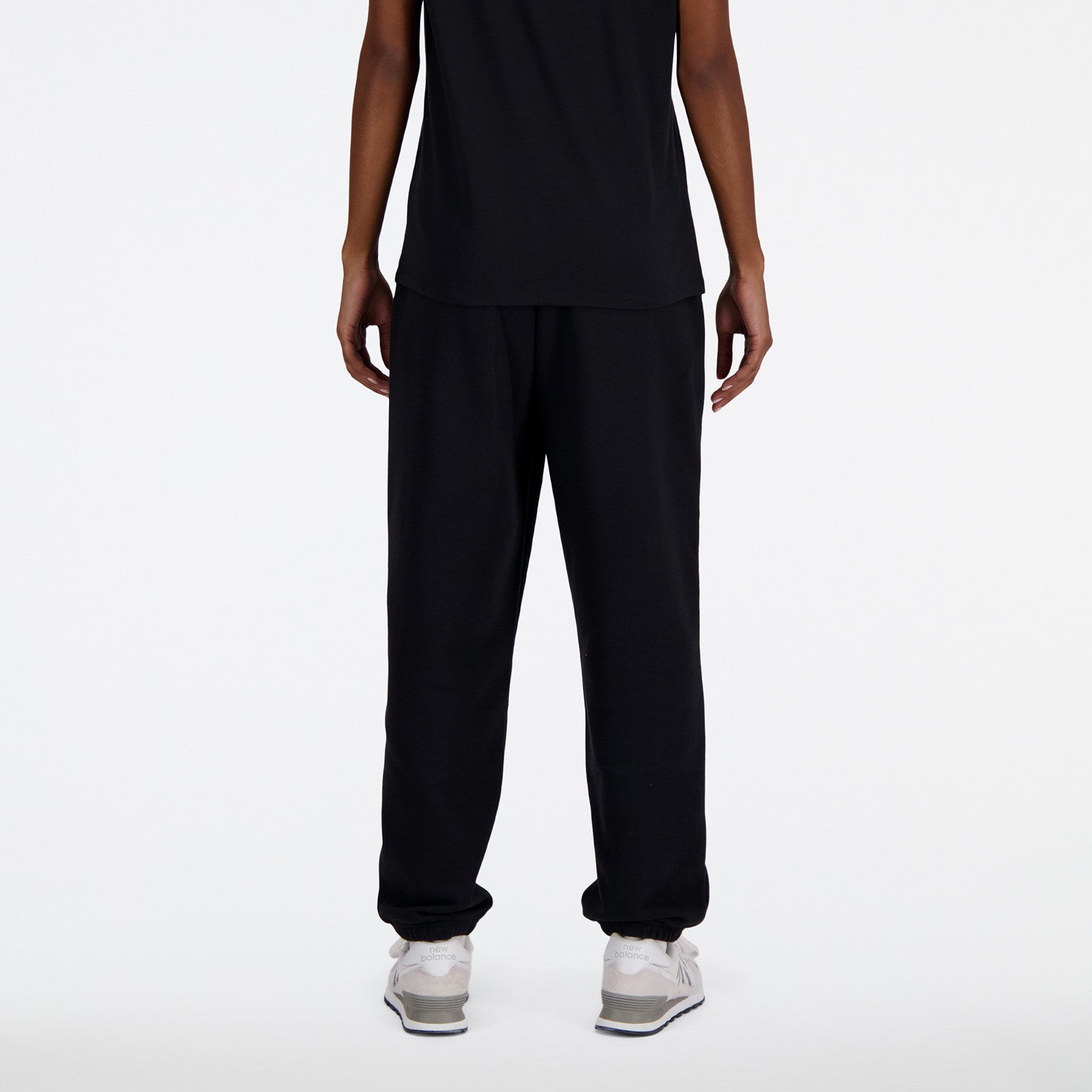 New Balance Black Woman's Trackpant-WP41500