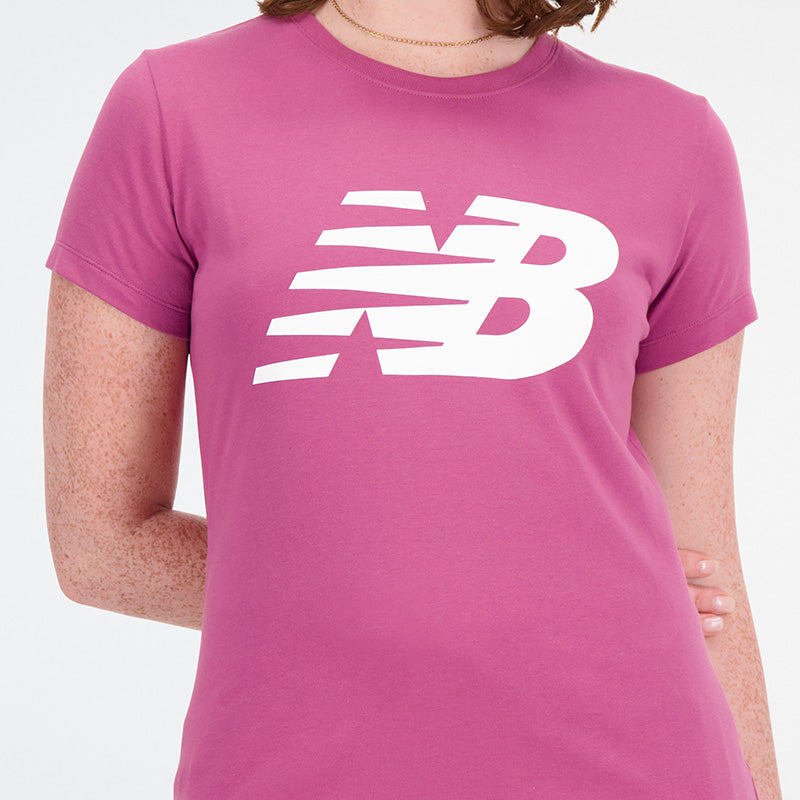 New Balance Pink Woman's Tshirt-WT03816