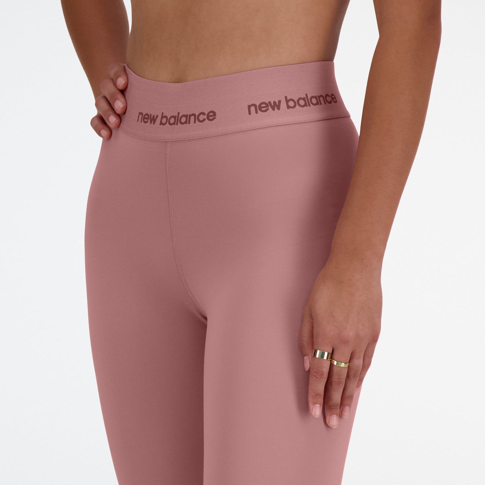 New Balance Peach Woman's Trackpant-WP41177